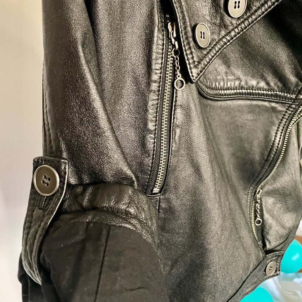 Rhys Dwfen Leather Jacket (M) LIKE NEW w/ original tags - Picture 2 of 6